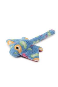 Zanies Sea Charmers Dog Toy - Blue Sting Ray